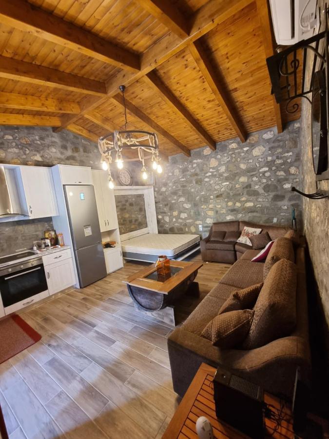 House With Big Garden And Barbeque In Nature Vourgareli Exterior photo